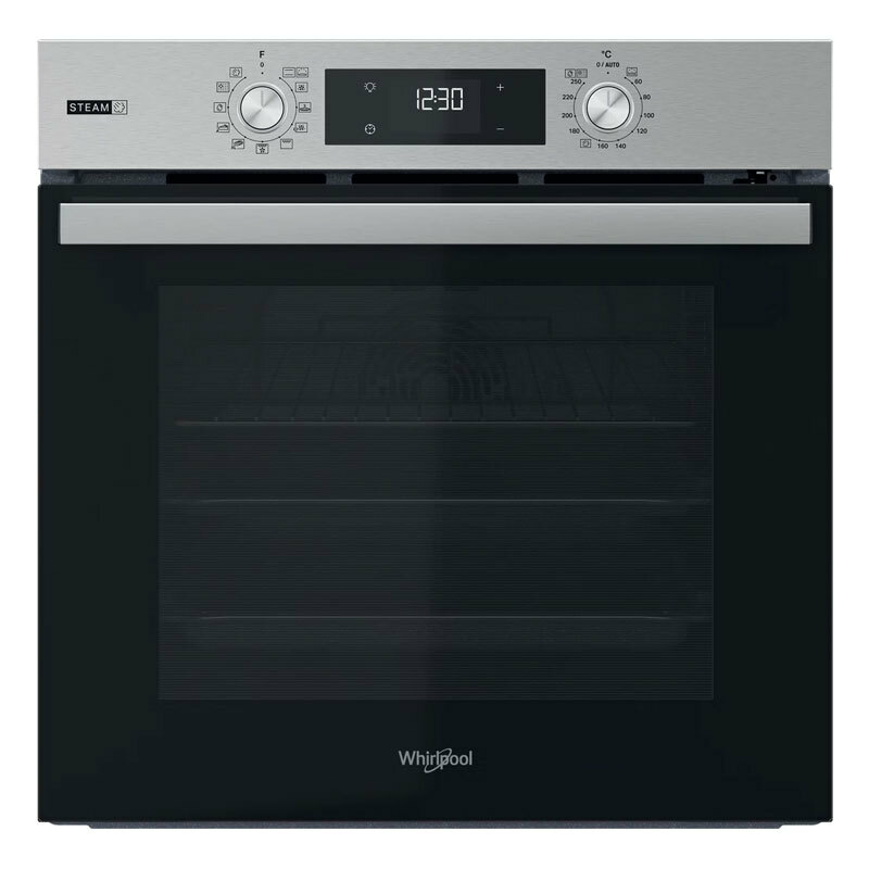 Horno multifunción integrable Whirlpool OMSR58RU1SX – 71 L, Pirolítico+Vapor, Clase A+