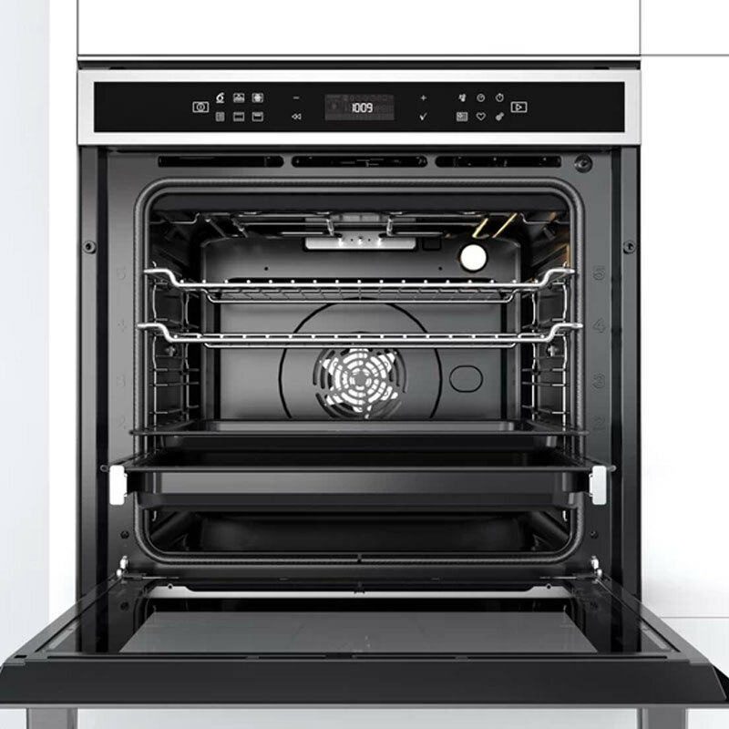 Horno multifunción Whirlpool W6OM44PBS1P – 73 L, Pirolítico, A+