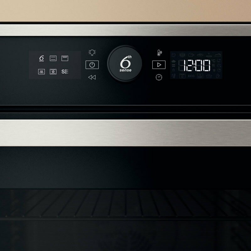 Horno empotrable Whirlpool WOI4S8HM1SXA – 73 L, A+, 6th Sense