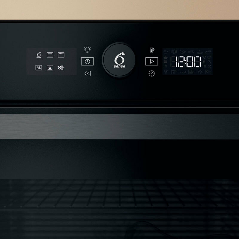 Horno empotrable Whirlpool WOI4S8PPM1SB – 73 L, Steam+ y Air Fry, Autolimpieza pirolítica
