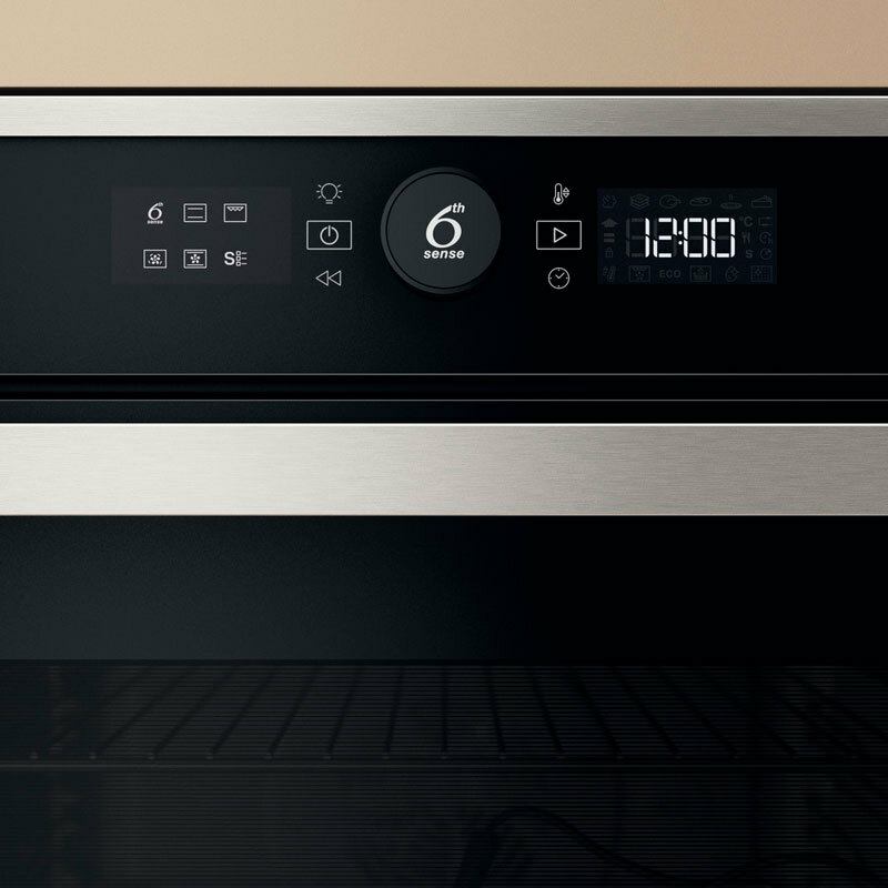 Horno integrable Whirlpool WOI4S8PPM1SX – 73 L, Pirolítico+Hidrolítico, Steam+ y AirFry