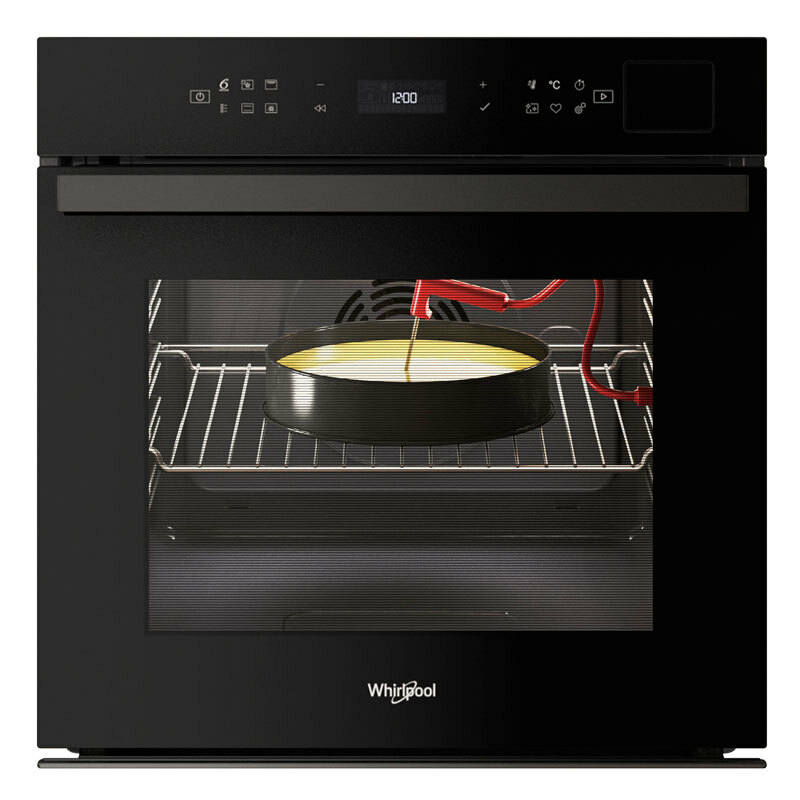 Horno empotrable Whirlpool WOI6A8FPT1SBA – 73 L, SteamSense y AirFry, Pirolítico