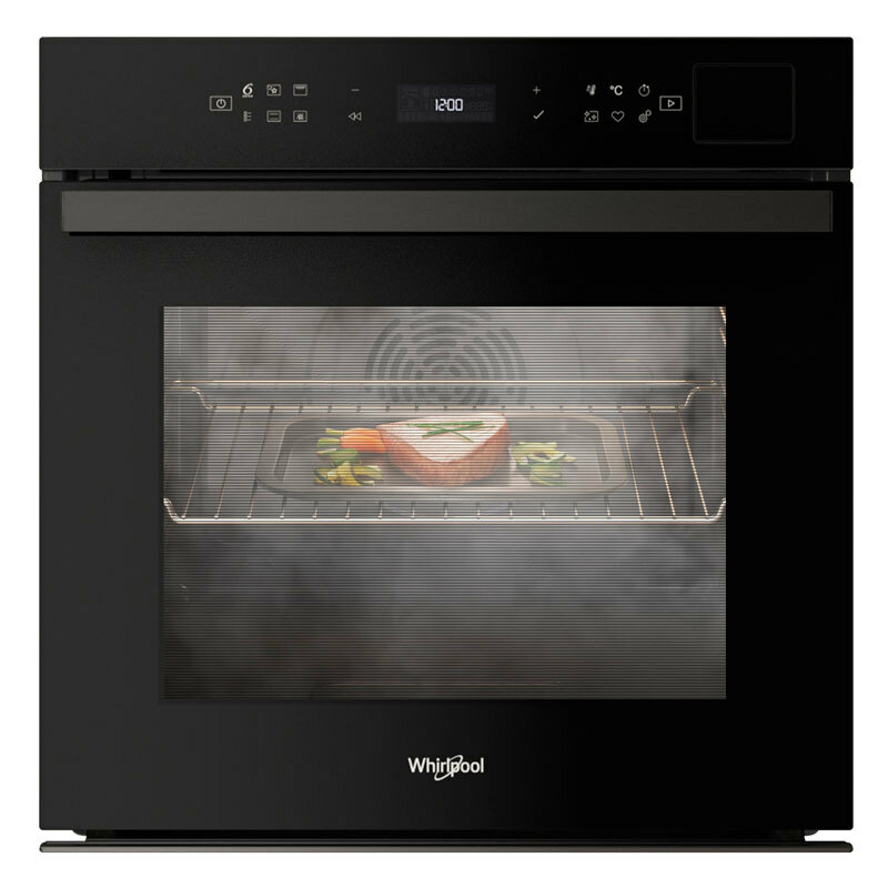 Horno empotrable Whirlpool WOI6A8FPT1SBA – 73 L, SteamSense y AirFry, Pirolítico