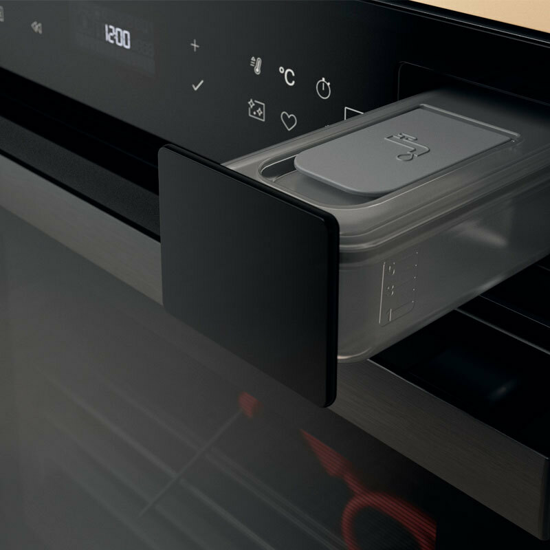 Horno empotrable Whirlpool WOI6A8FPT1SBA – 73 L, SteamSense y AirFry, Pirolítico