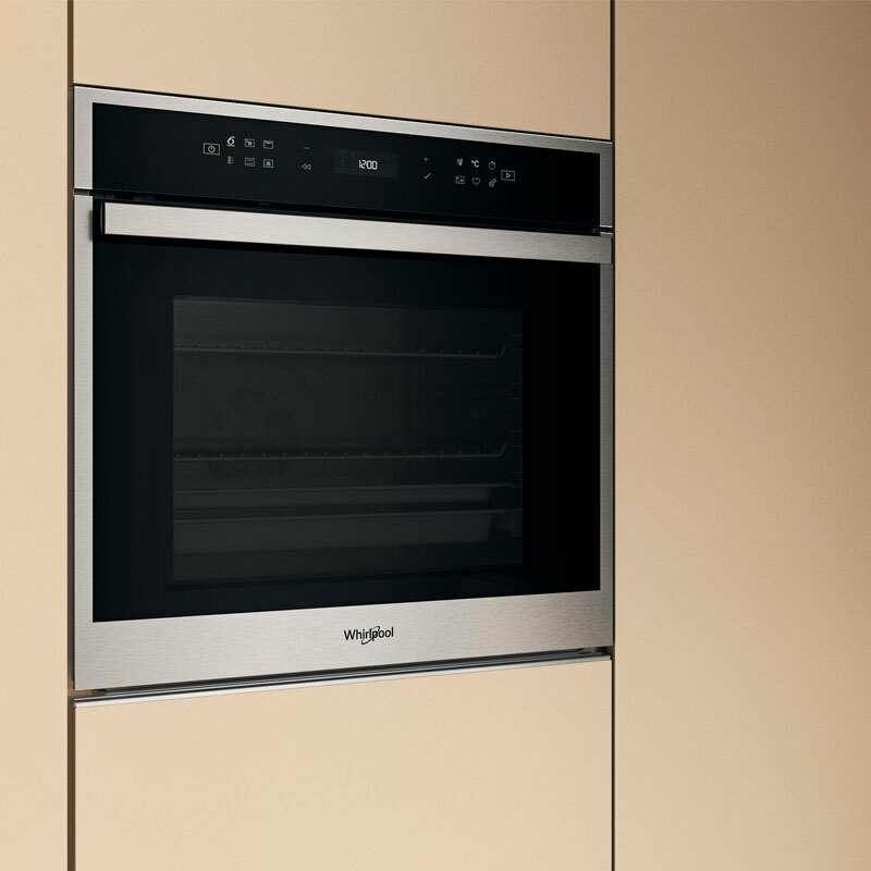 Horno integrable Whirlpool WOI6A8PT1SXA – 73 L, Pirolítico e hidrolítico, SteamSense 3 niveles