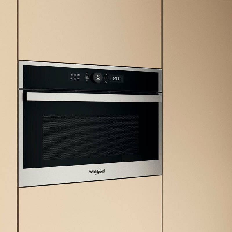 Horno integrable Whirlpool WCC48HMSXA – 48 L, Pirolítico, Vapor