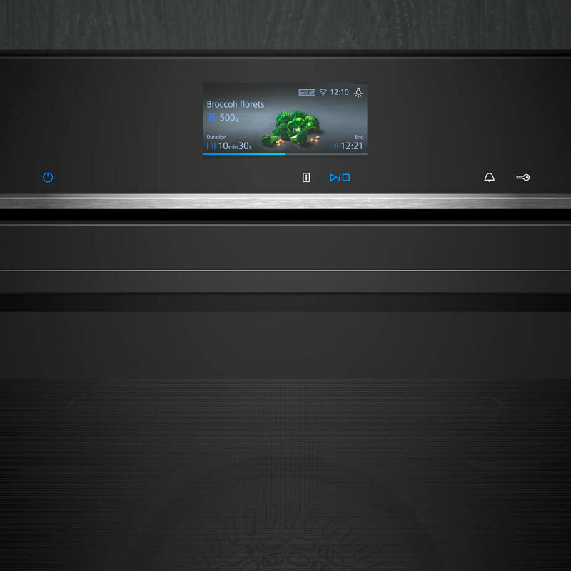 Horno integrable Siemens iQ700 HB776G1B1 – 71 L, Pirolítico, Home Connect