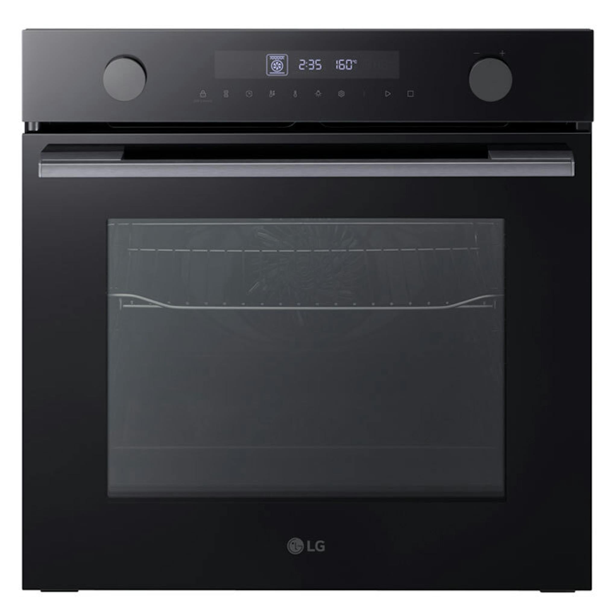 Horno pirolítico LG WS5D7230G negro, vista frontal