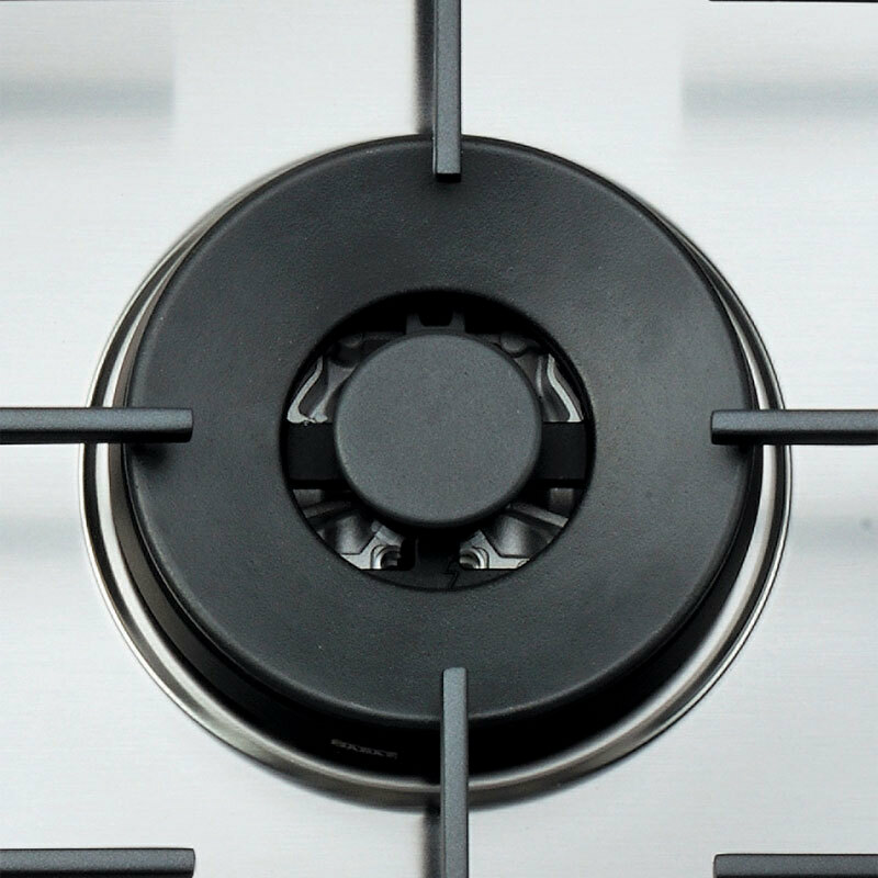 Placa de gas Whirlpool GMAL7522/IXL – 73 cm, 5 quemadores, válvulas seguridad