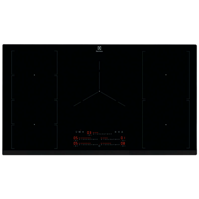 Placa de inducción Electrolux EIV95550 – 90 cm, FlexiBridge, 5 zonas