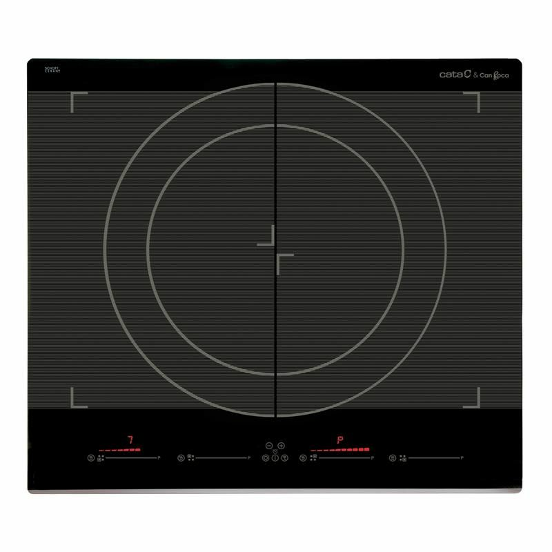 Encimera de inducción Cata GIGA 600 BK – 4 zonas flexibles, 7,4 kW Booster, control Touch Slider