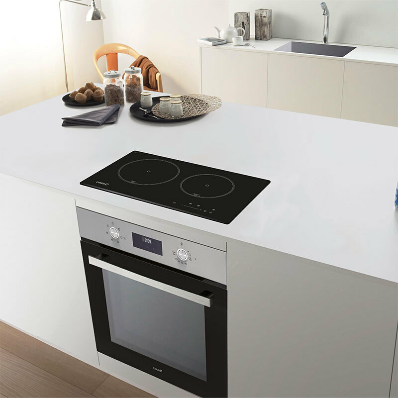 Placa de inducción Cata IB 2 PLUS BK – 60 cm, 2 zonas con Booster, 3.700 W