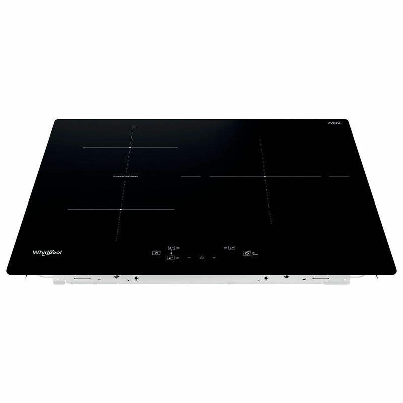 Placa de inducción Whirlpool WB Q4860 NE – 3 zonas, zona gigante 30 cm, Power Management 7.200 W