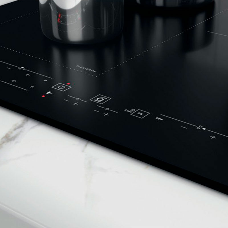 Placa de inducción Whirlpool WLB2760BF – FlexiCook, 3 zonas, 7.200 W