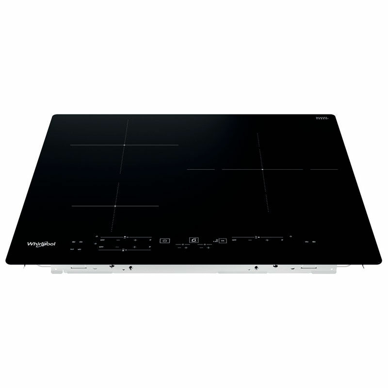 Placa de inducción Whirlpool WSB4760NE – 3 zonas, 7.200 W, Control táctil