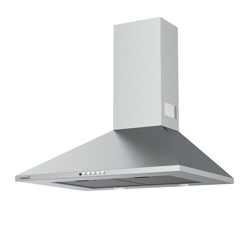 Campana decorativa Cata OMEGA 900 X – 90 cm, 645 m³/h, Inox