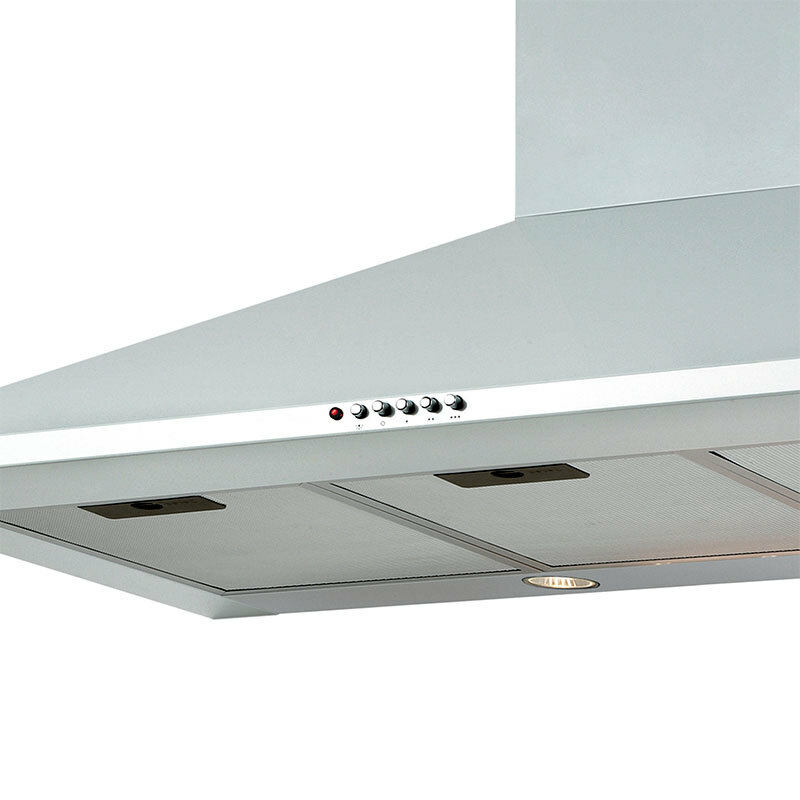 Campana decorativa de pared Cata OMEGA 700 X – 645 m³/h, Inox, Filtros lavables