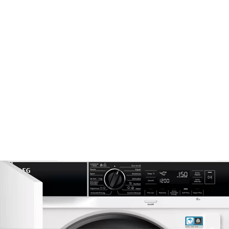 Lavadora integrable AEG LFN7E8436F – 8 kg, 1.400 rpm, ProSteam