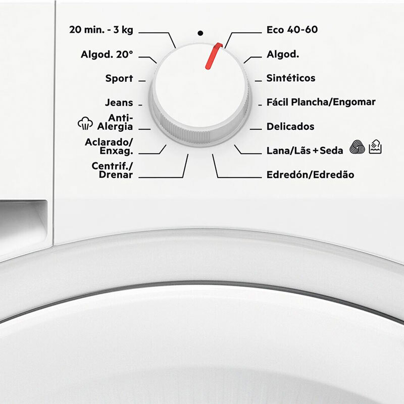 Lavadora AEG LFA6K8241C – 8 kg, 1200 rpm, Clase A