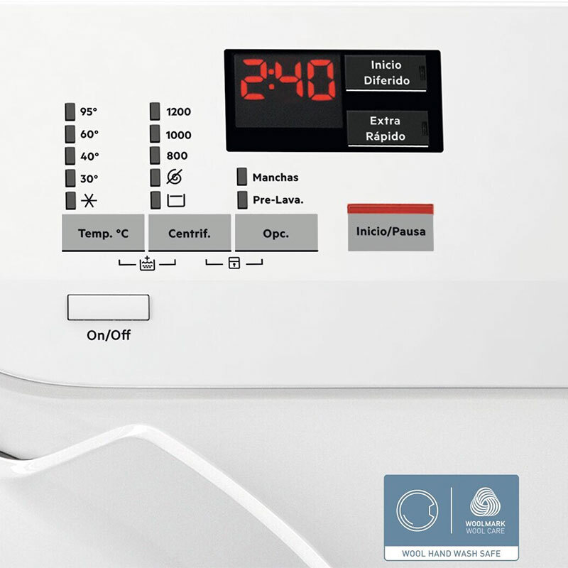 Lavadora AEG LFA6K8241C – 8 kg, 1200 rpm, Clase A