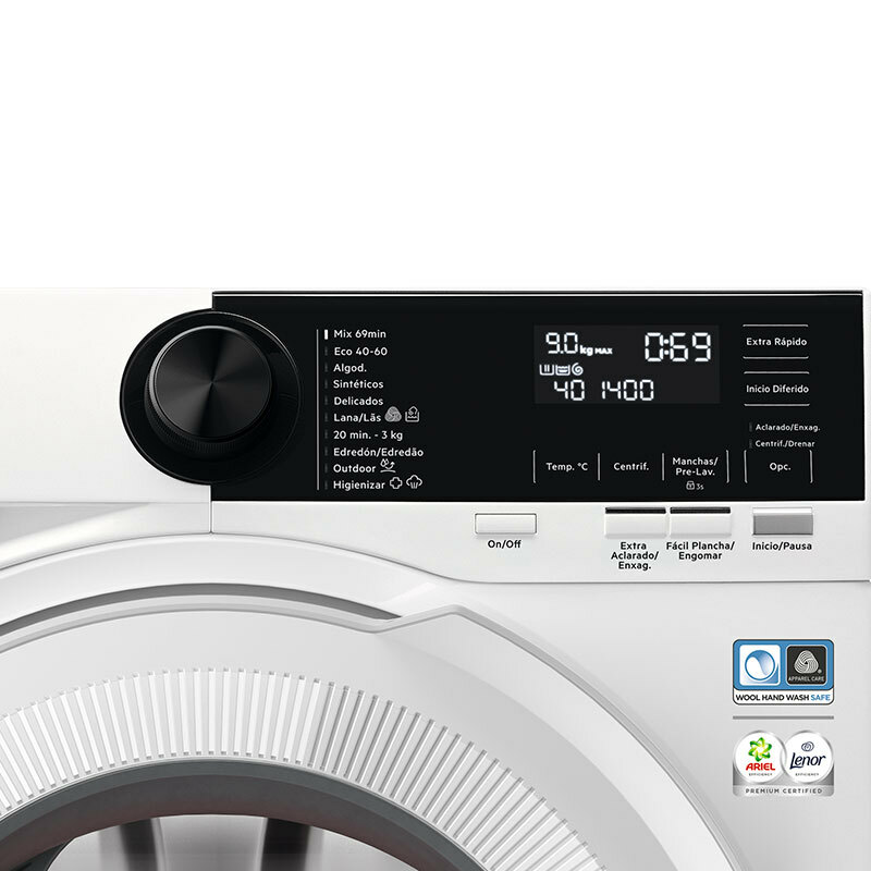 Lavadora AEG LFR6214O2B – 10 kg, 1.400 rpm, Motor Inverter