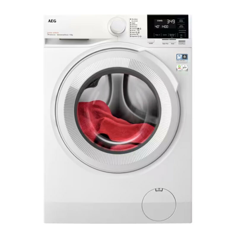 Lavadora carga frontal AEG LFR7184N2V – 8 kg, Clase A, 1.400 rpm