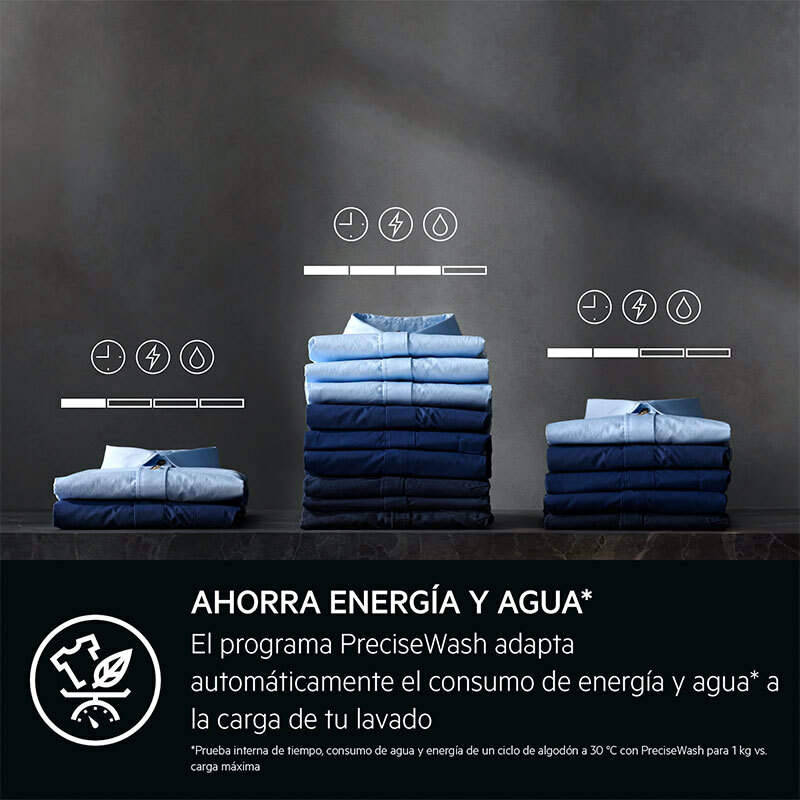 Lavadora AEG LFR7304L4B – 11 kg, ProSteam y AutoDose, Motor Inverter