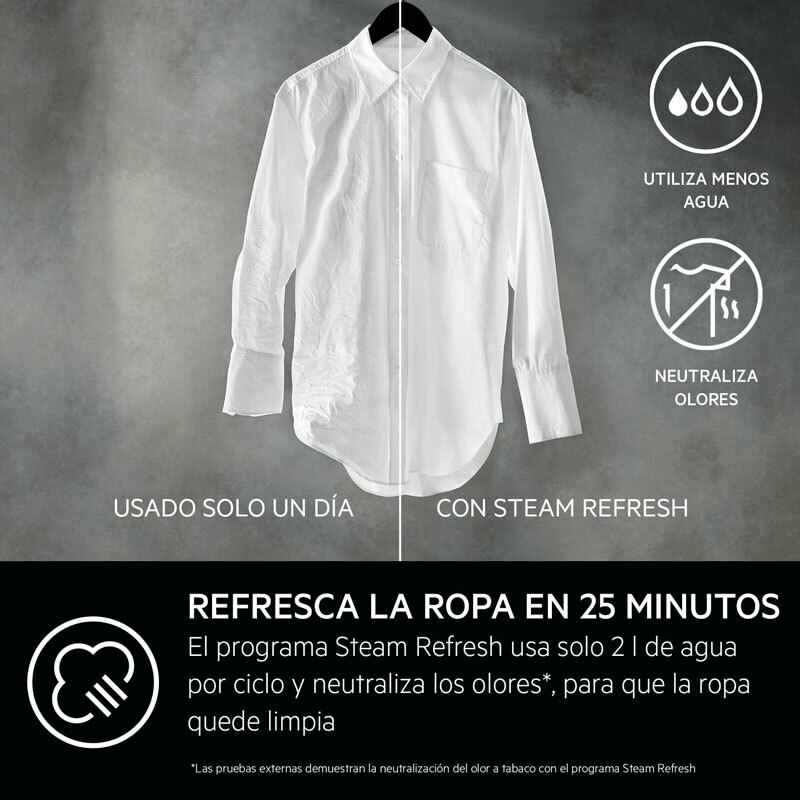 Lavadora libre instalación AEG LFSR8514L6O – 10 kg, 1.400 rpm, Conectividad My AEG