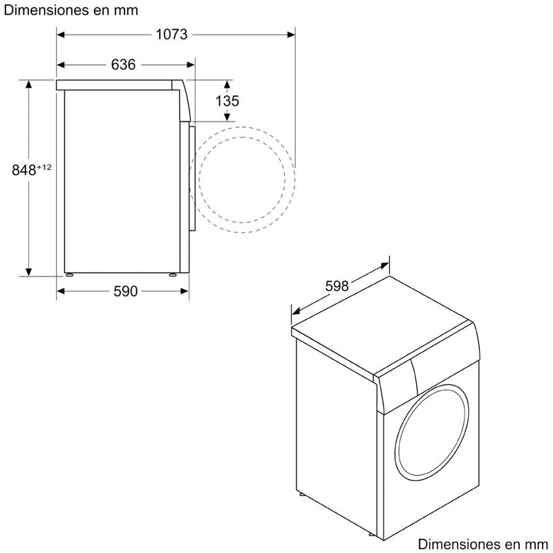 Lavadora carga frontal Balay 3TS395BDS – 9 kg, 1.400 rpm, Motor ExtraSilencio 10 años