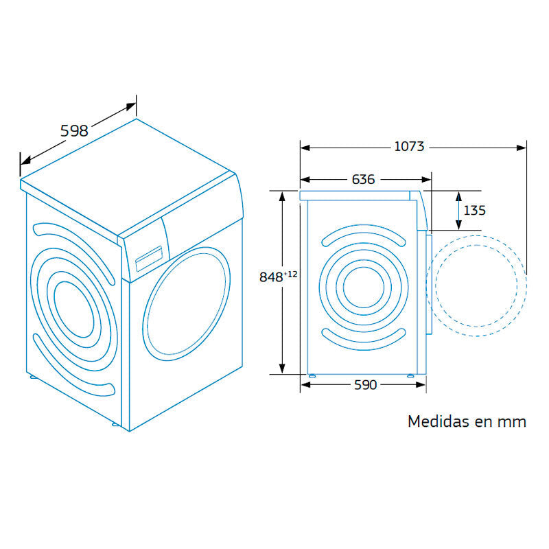 Lavadora Balay 3TS492X – 9 kg, 1.200 rpm, Clase A