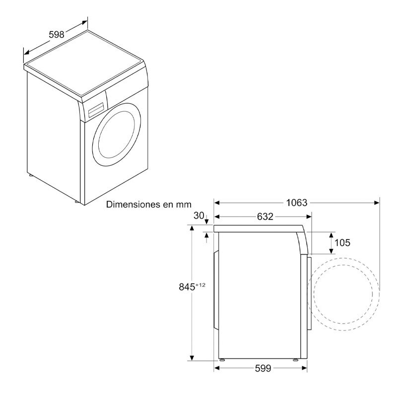 Lavadora Balay 3TS993BP – 9 kg, 1.200 rpm, Clase A