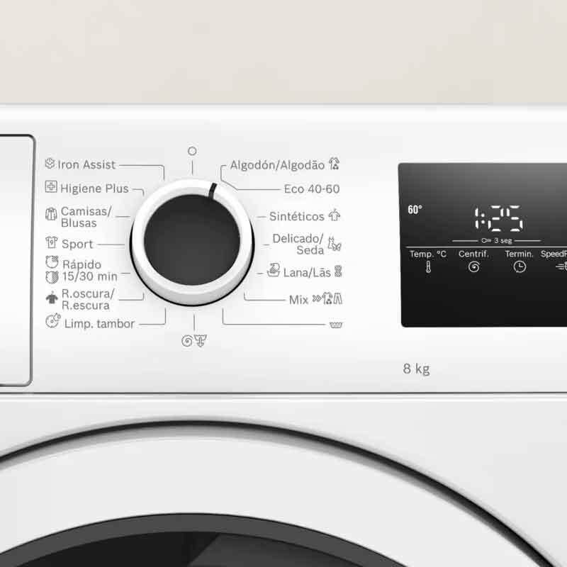 Lavadora Bosch WAN24272ES – 8 kg, 1.200 rpm, Motor EcoSilence