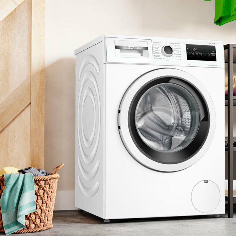 Lavadora de carga frontal Bosch WAN28200ES – 8 kg, 1.400 rpm, Clase A