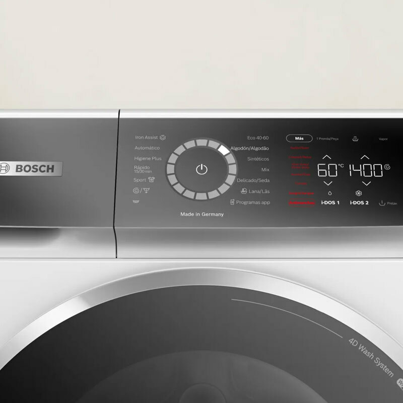 Lavadora Bosch Serie 8 WGB25400ES – 10 kg, i‑DOS, Home Connect