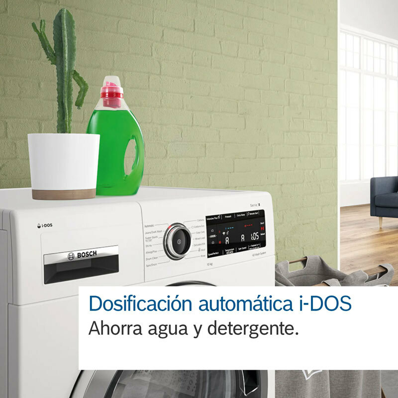 Lavadora Bosch Serie 8 WGB25400ES – 10 kg, i‑DOS, Home Connect