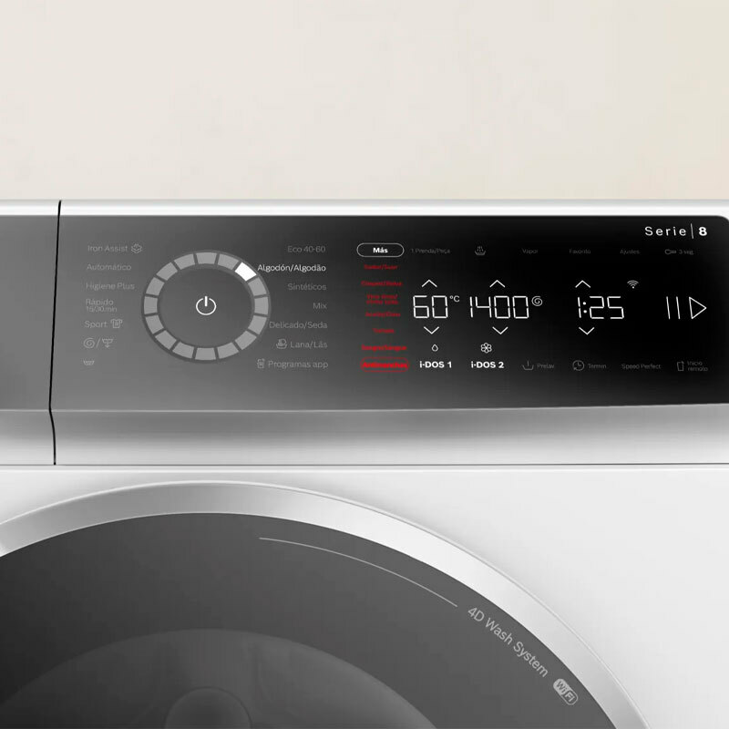Lavadora Bosch WGB254A1ES – 10 kg, Dosificación i‑DOS, Clase A