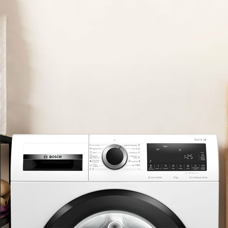 Lavadora Bosch Serie 6 WGG244Z0ES – 9 kg, 1.400 rpm, Clase A