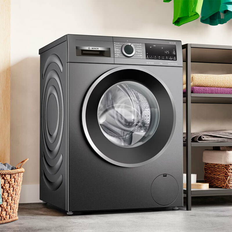 Lavadora de carga frontal Bosch WGG244ZRES – 9 kg, Clase A, Motor EcoSilence