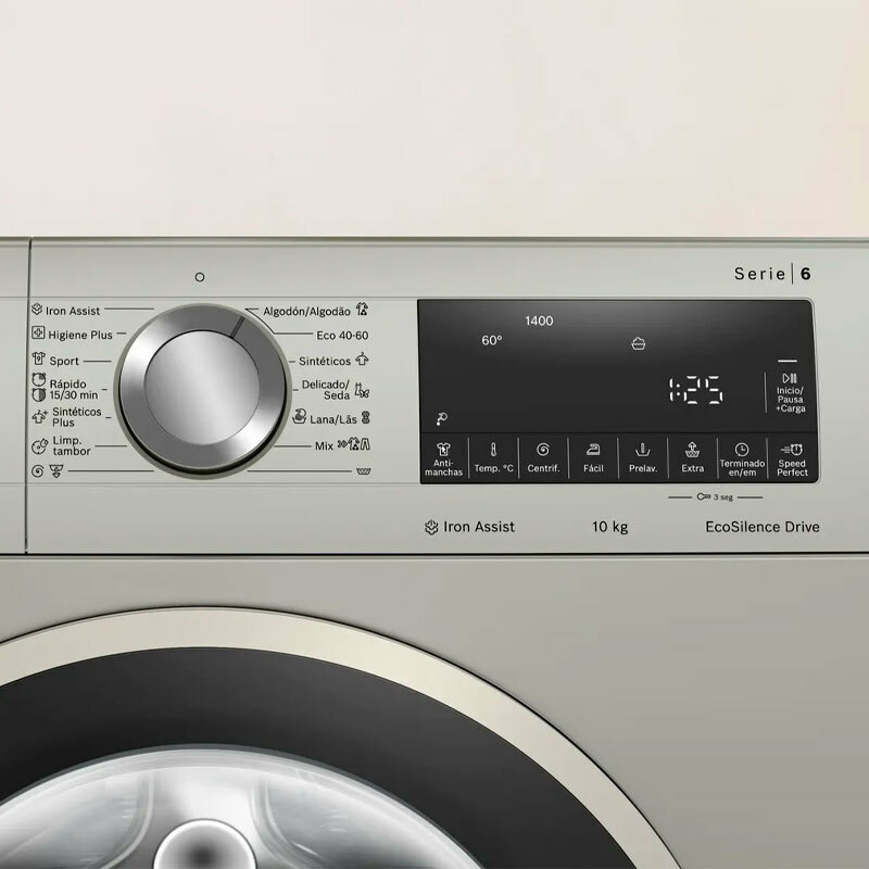Lavadora carga frontal Bosch WGG254ZXES – 10 kg, Motor EcoSilence, Clase A