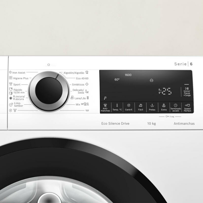 Lavadora carga frontal Bosch WGG256Z0ES – Clase A, 10 kg, 1.600 rpm