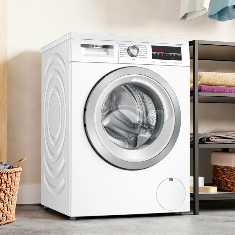 Lavadora frontal Bosch WUU24T65ES Serie 6 – 9 kg, 1200 rpm, Clase A
