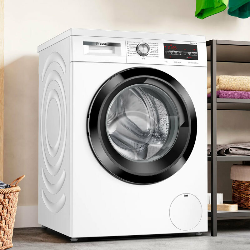 Lavadora carga frontal Bosch WUU28T68ES – 9 kg, 1.400 rpm, Clase A