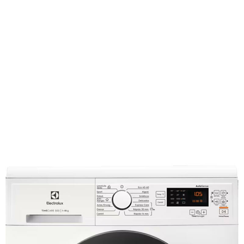Lavadora Electrolux EA2F6821CF – 8 kg, Motor Inverter, Vapor Anti-Alergias