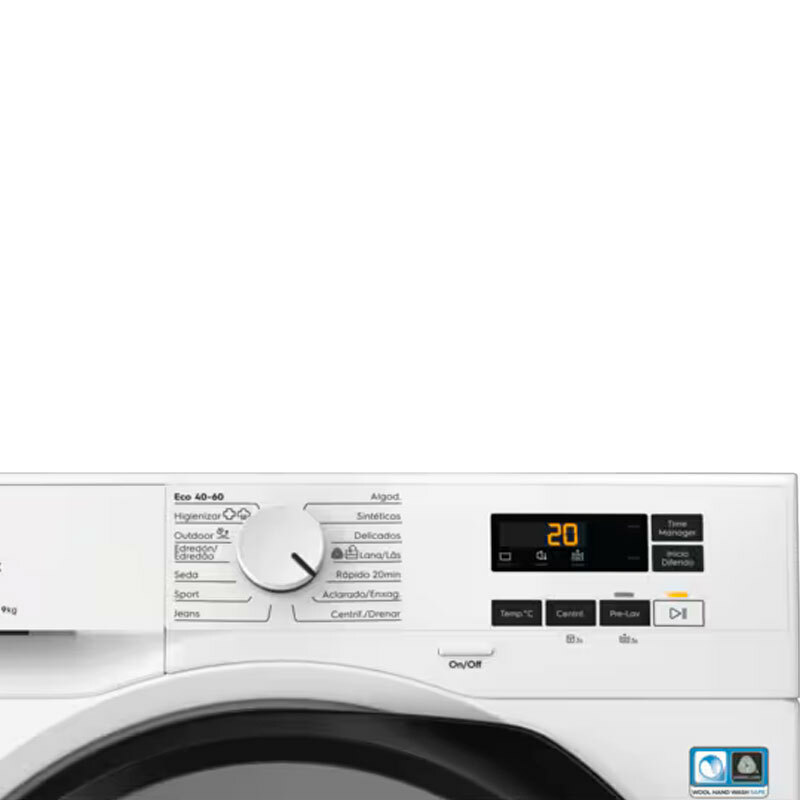 Lavadora frontal Electrolux EFI6194O2B – 9 kg, 1.400 rpm, Vapor higiénico
