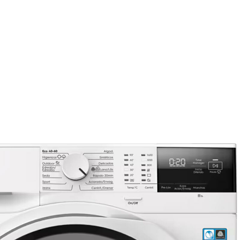 Lavadora Electrolux EFI6214O4B – 10 kg, 1.400 rpm, Inverter