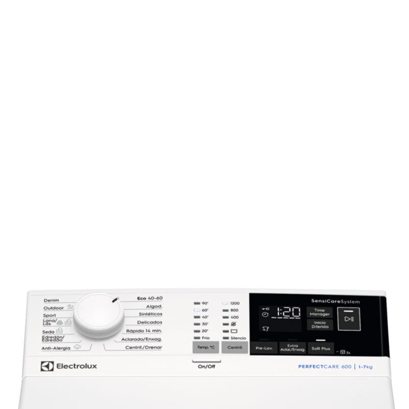 Lavadora carga superior Electrolux EN6T4722NF – 7 kg, Motor Inverter, Clase A