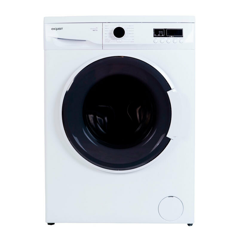 Lavadora de carga frontal Exquisit WME 8120-070D – 8 kg, 1.200 rpm, 15 programas