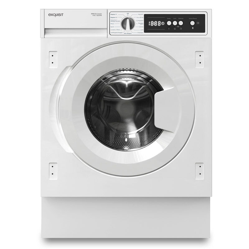 Lavadora integrable Exquisit WMI8120-E-770A – 8 kg, 1.200 rpm, Clase A