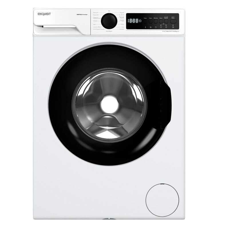 Lavadora carga frontal Exquisit WMP9140-770A – 9 kg, 1.400 rpm, Clase A