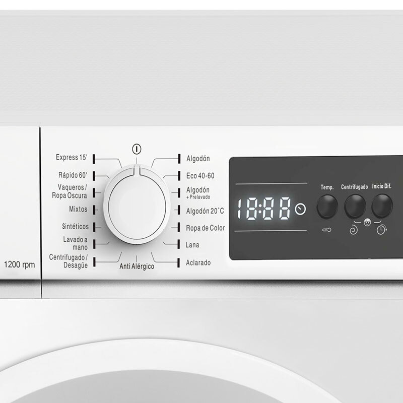 Lavadora carga frontal Fagor 3FE7412 – 8 kg, Clase A, 1.200 rpm